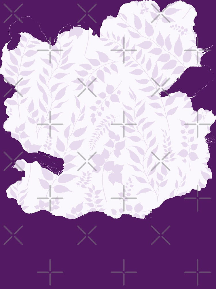 Greenery Botanical Print Lavender Leaves by SilverPegasus