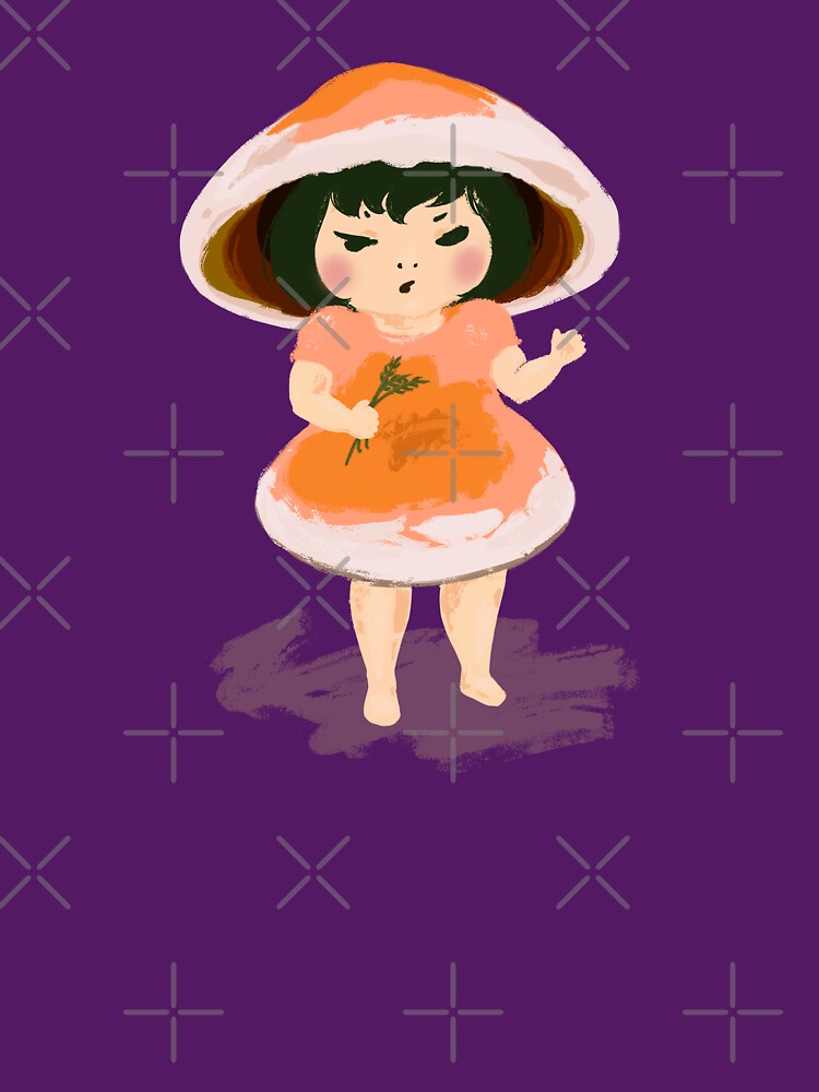 Mushroom girl by cheyparrish