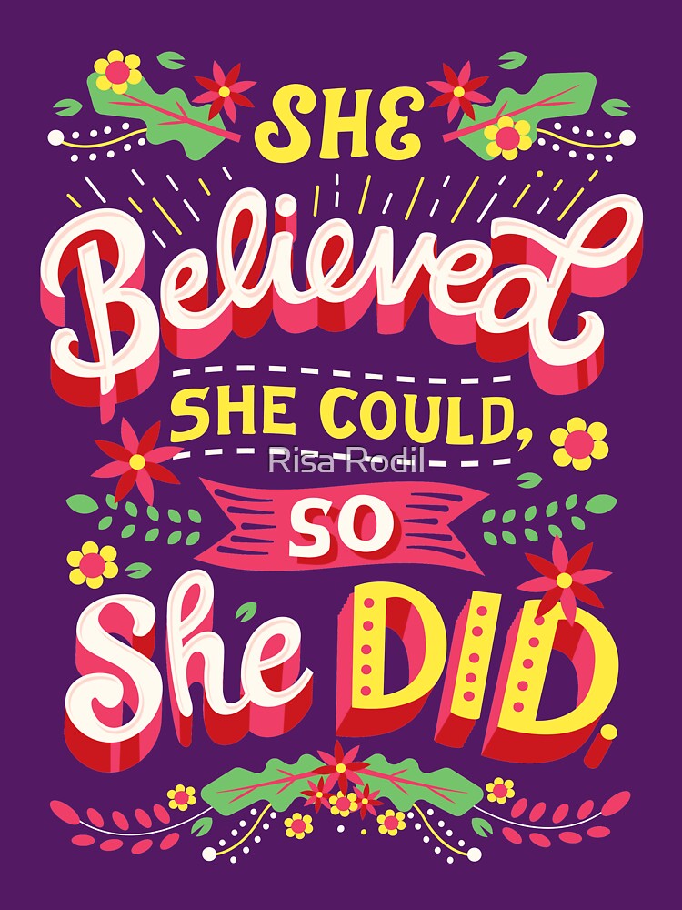 She believed she could by Risa Rodil