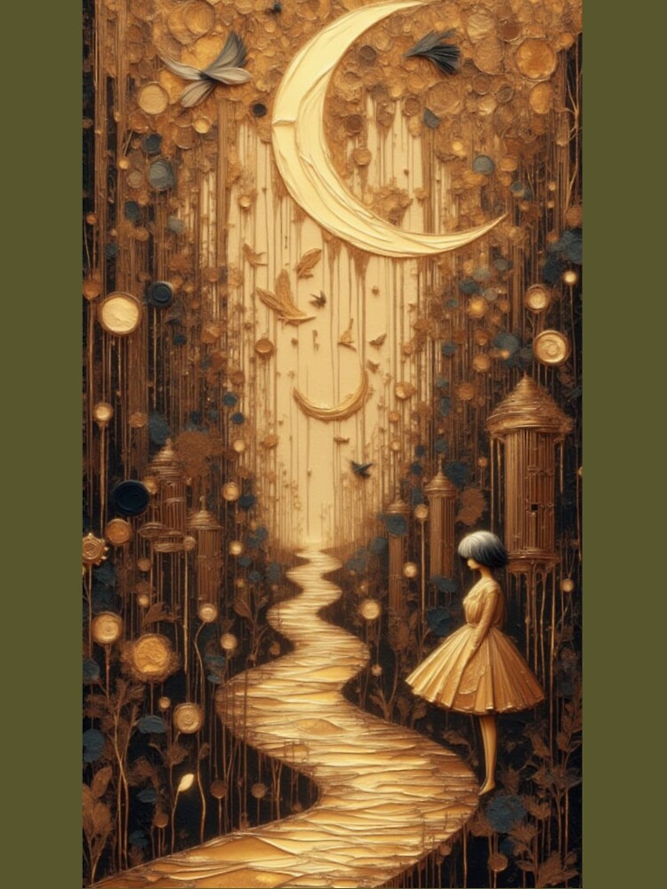 Golden Path by Whimsical Art by Angela