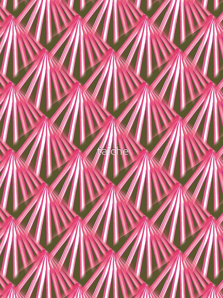 Art Deco Tropical Beach Palm Red Cut Out by taiche