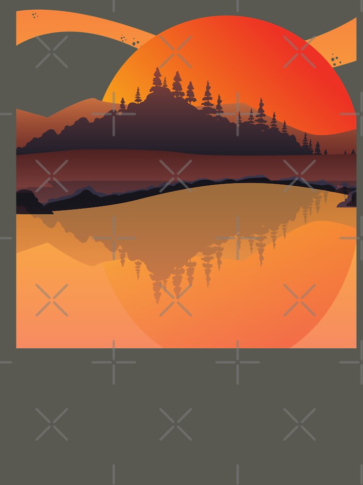 Mountainous Sunset by Red-ElYoubi