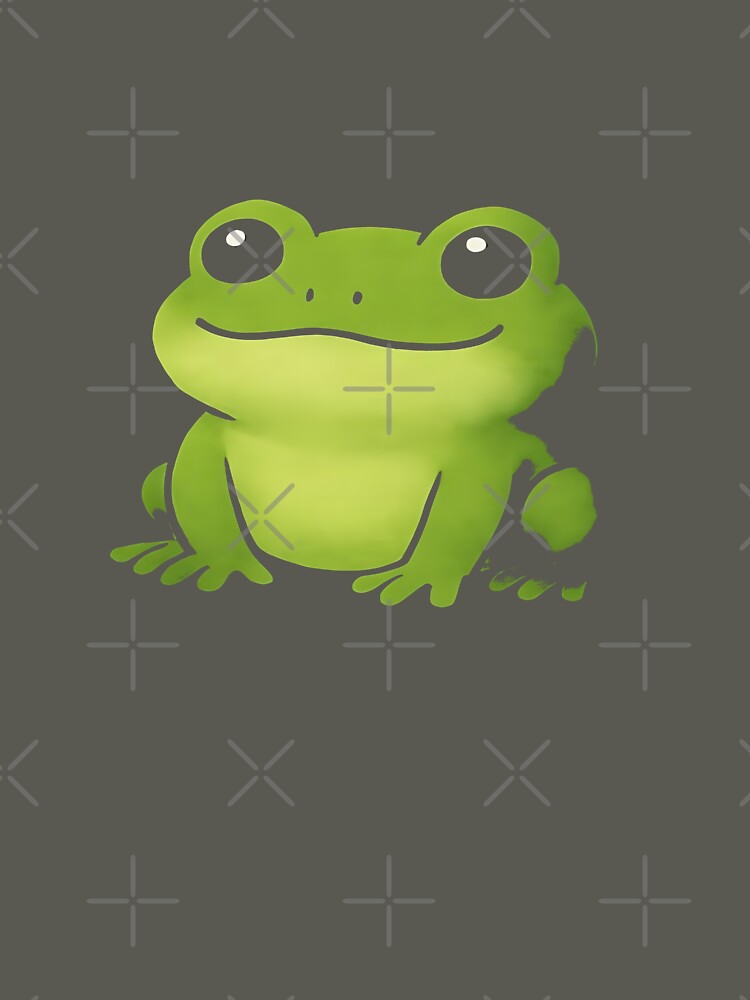 Cute Cartoon Frog Meme  Oversized T-Shirt by pp-por