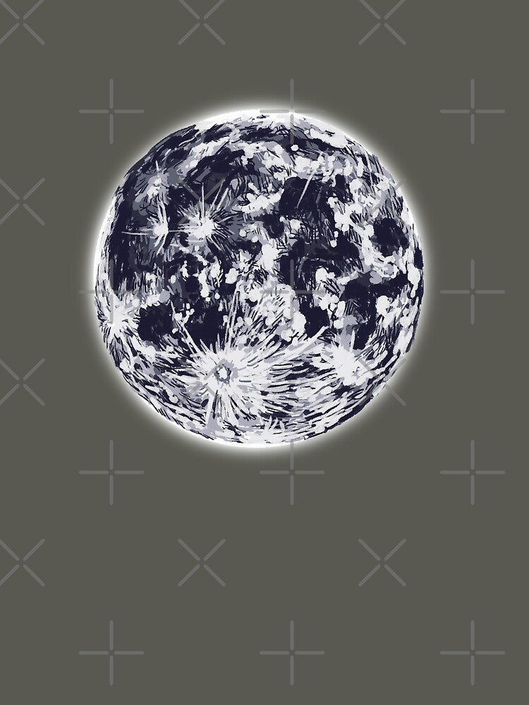 Navy White Moonlight by MYOMYO