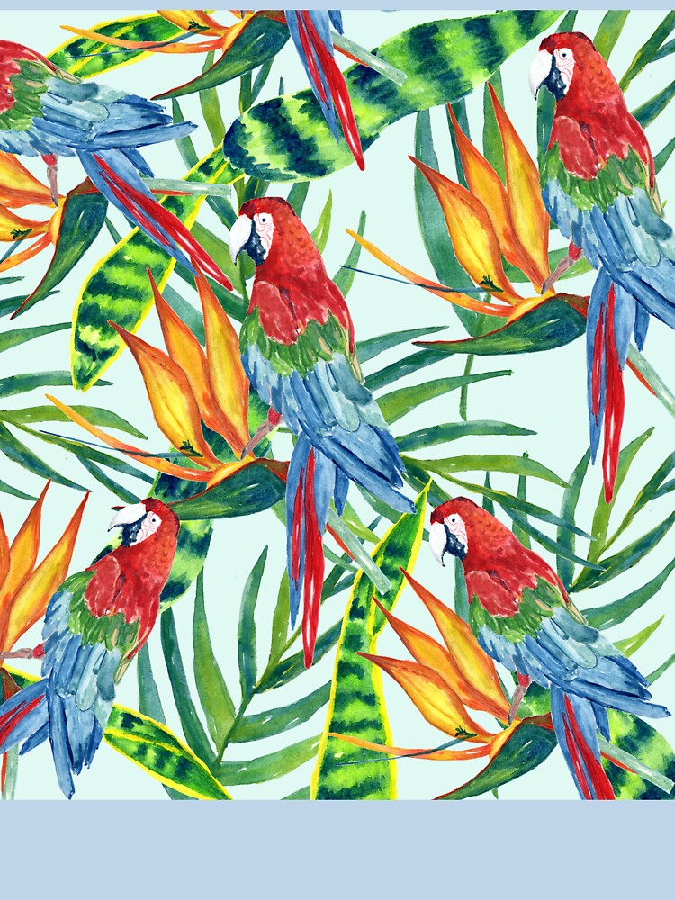 Tropical Birds and Flowers of Hawaii by Bela Ambrus