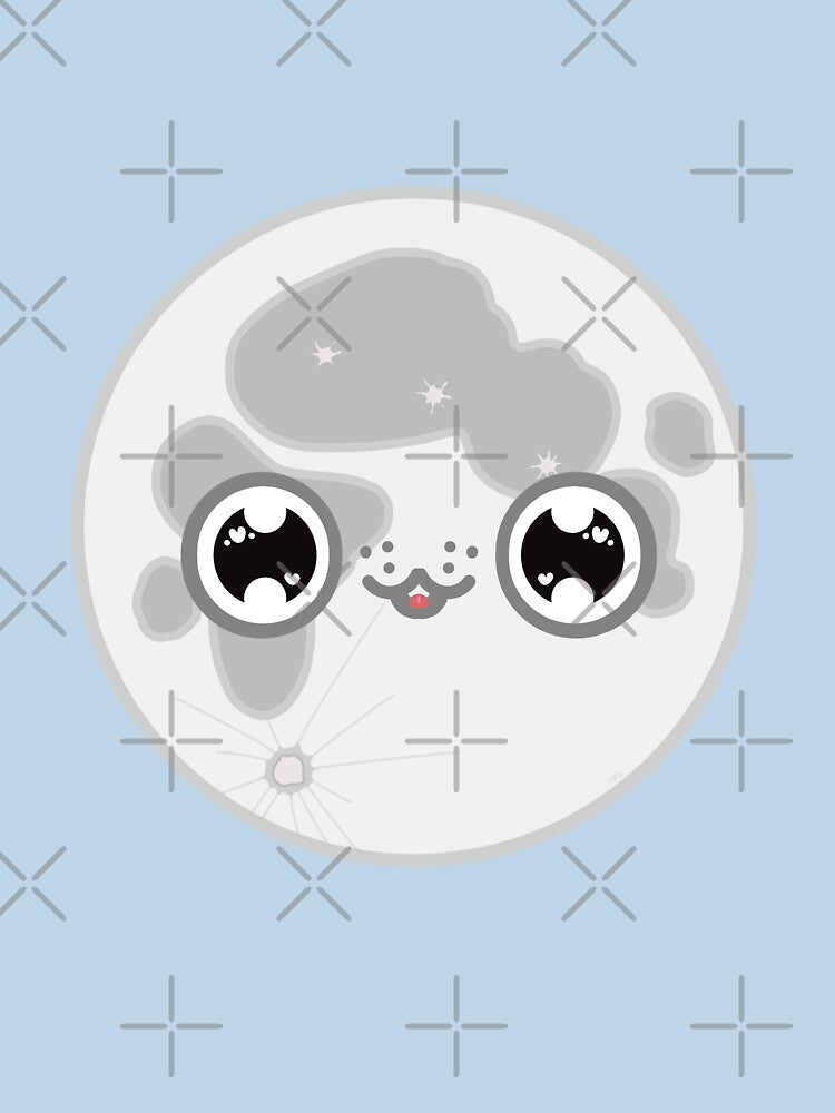 Cute Moon by Catphonesoup
