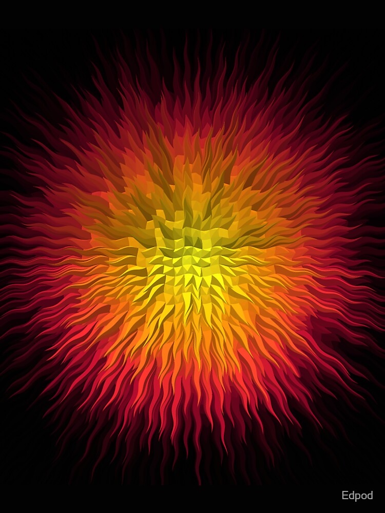 Abstract Sun Burst Artwork by Edpod