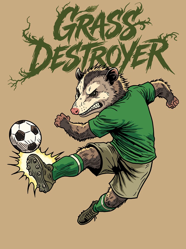 Grass Destroyer – Savage Soccer Possum by CARPIO Creations