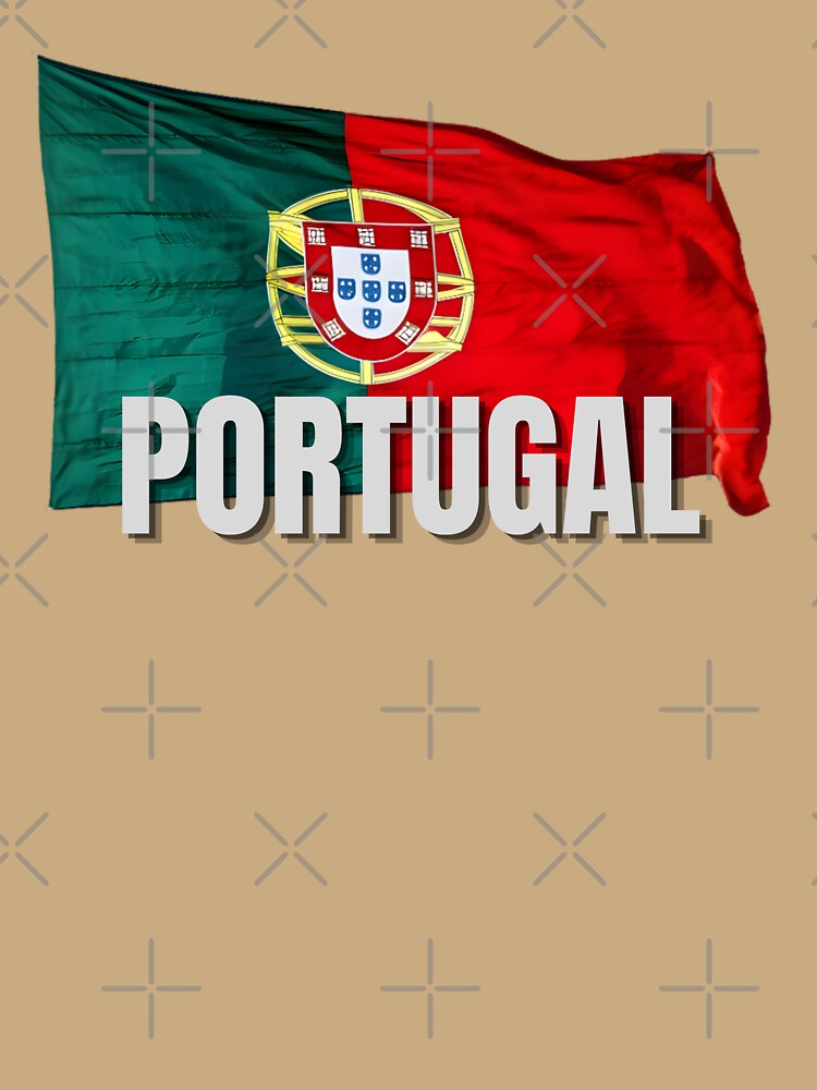 Portugal Flag Pride – Waving Portuguese Flag Design by RVJdesigns