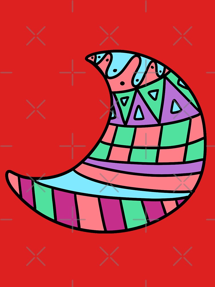 Abstract Crescent Moon by SaradaBoru