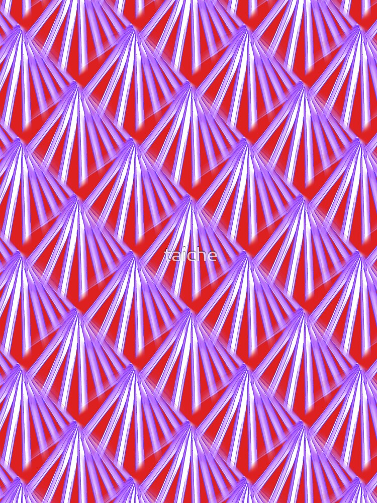 Art Deco Tropical Beach Palm Purple Cut Out by taiche