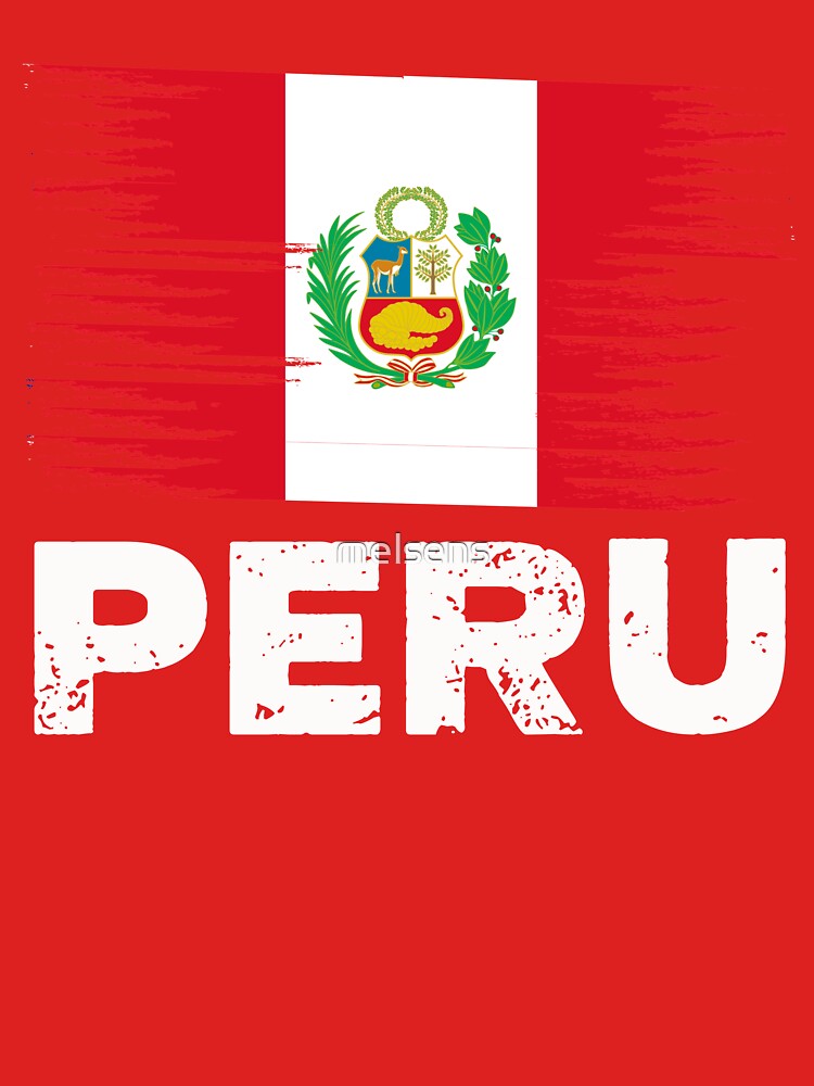 Peru - Peruvian Flag Art | Sports Soccer Football Gift by melsens