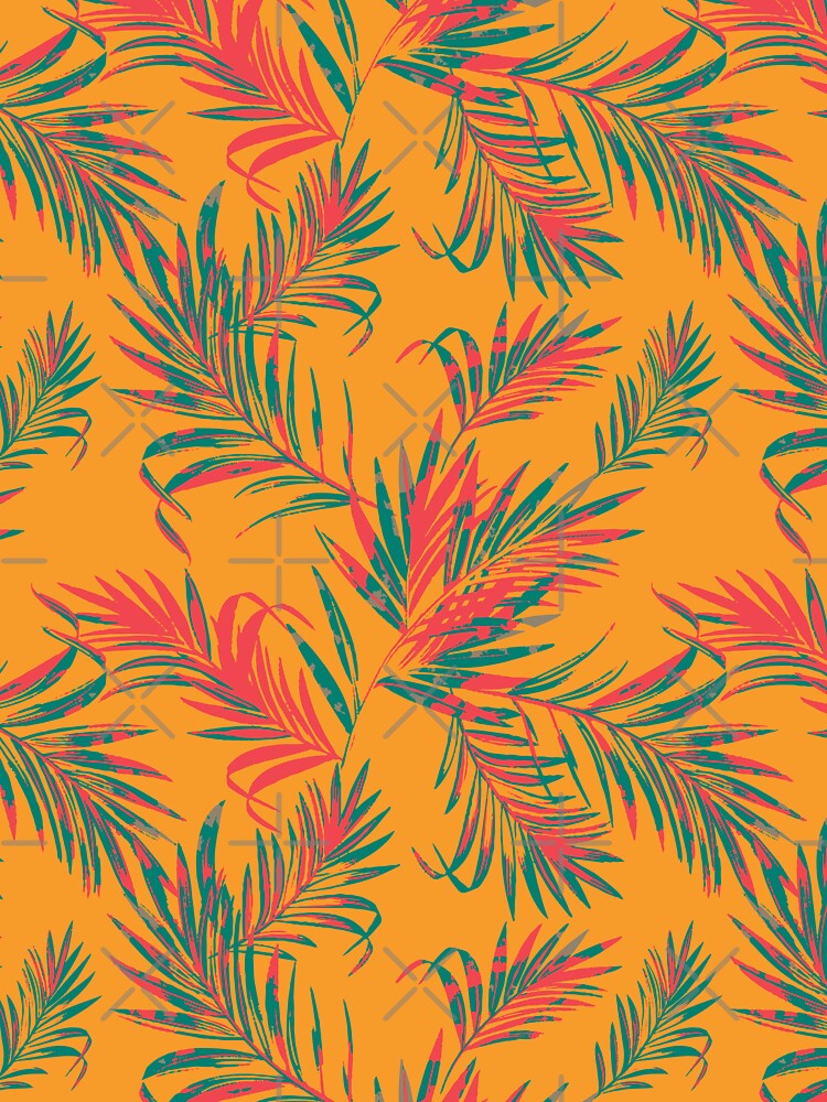 Tropical Art - Palm Leaves by RSDigitalPrintDesign