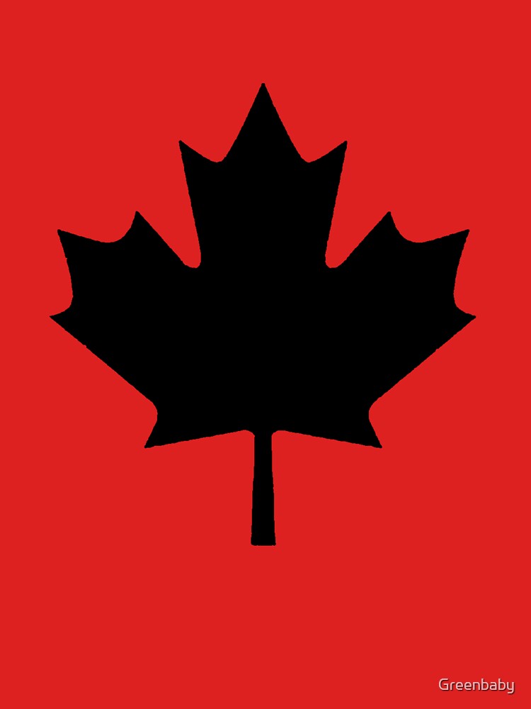 CANADA BLACK MAPLE LEAF by Greenbaby