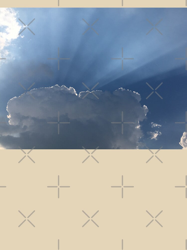 Sunbeams bursting from clouds by smh2