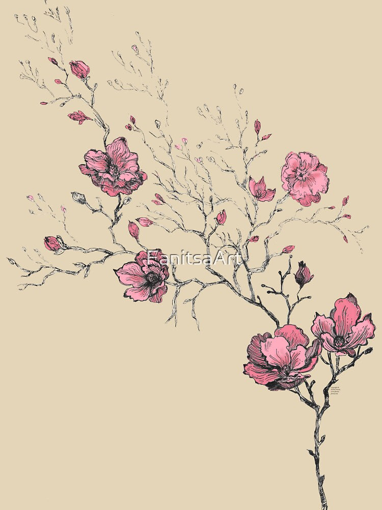 Red Flowers. by FanitsaArt