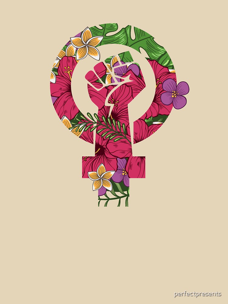 Awesome Floral Fist Hippie Power Hipster Peace by perfectpresents