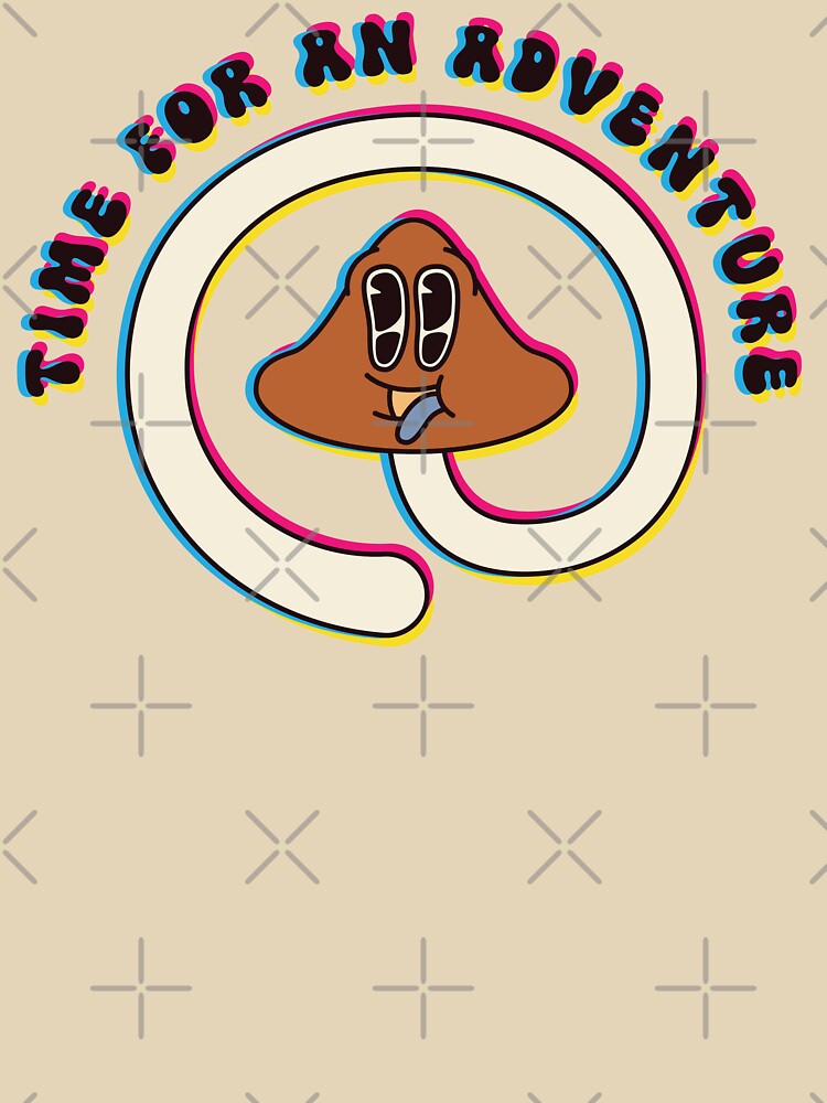 Time For An Adventure - Trippy Mushroom by MarkFiveDesign