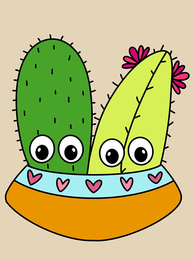 Cute Cactus Design #329: Cute Cacti Arrangement In A Cute Bowl by DreamCactus