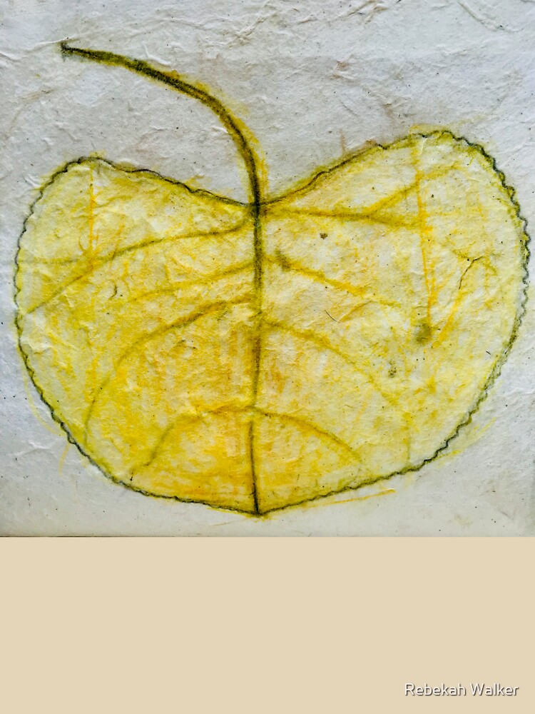 Big Yellow Leaf by Rebekah Walker