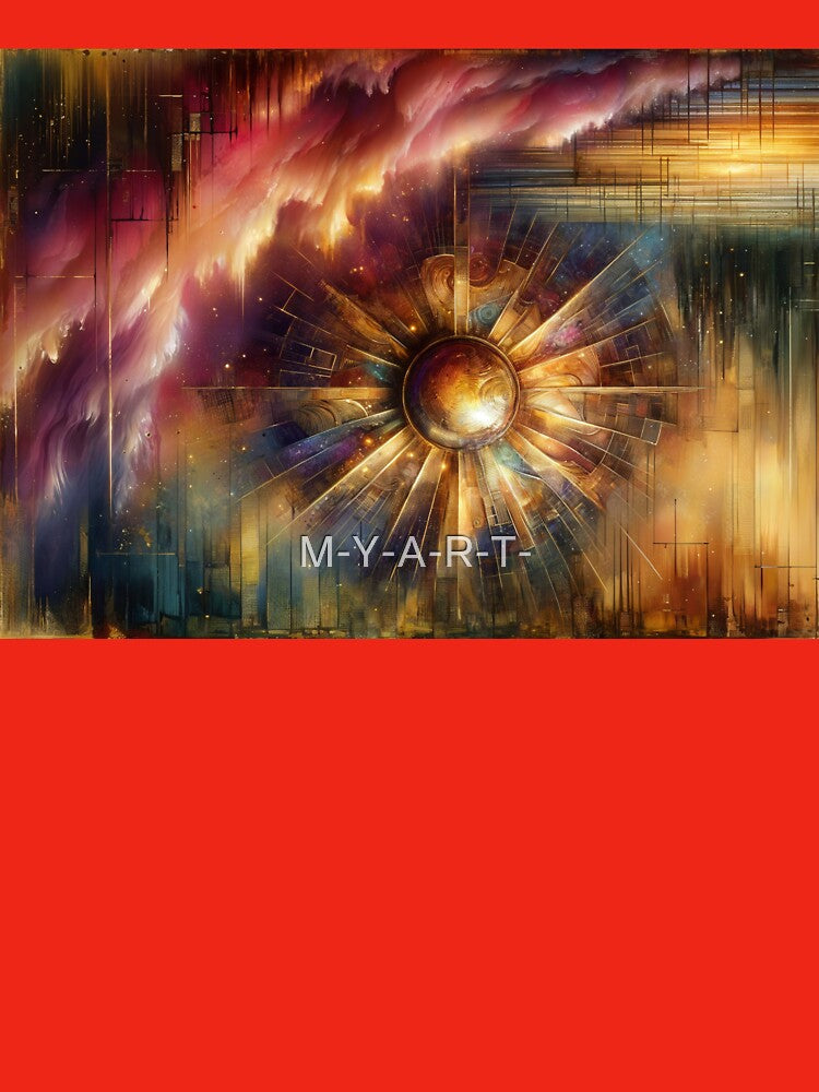 Abstract Sun by M-Y-A-R-T-