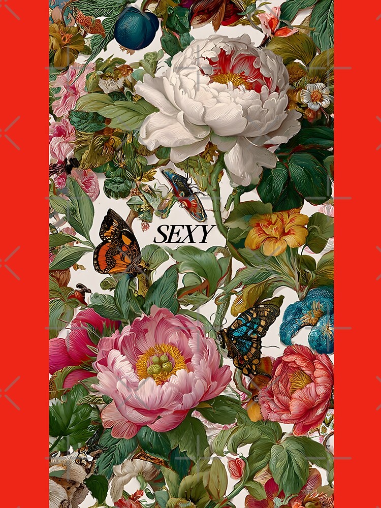 Sexy Lush Baroque Floral Print by CMooreWorx