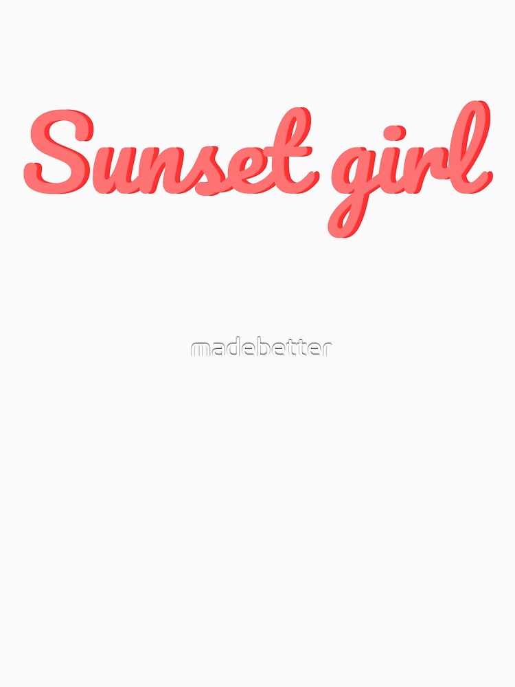 Sunset GirlGirl by madebetter