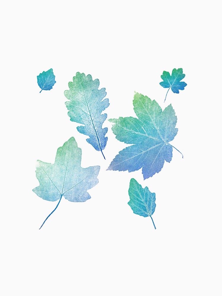 colorfull skeleton Leafs blue by imfine