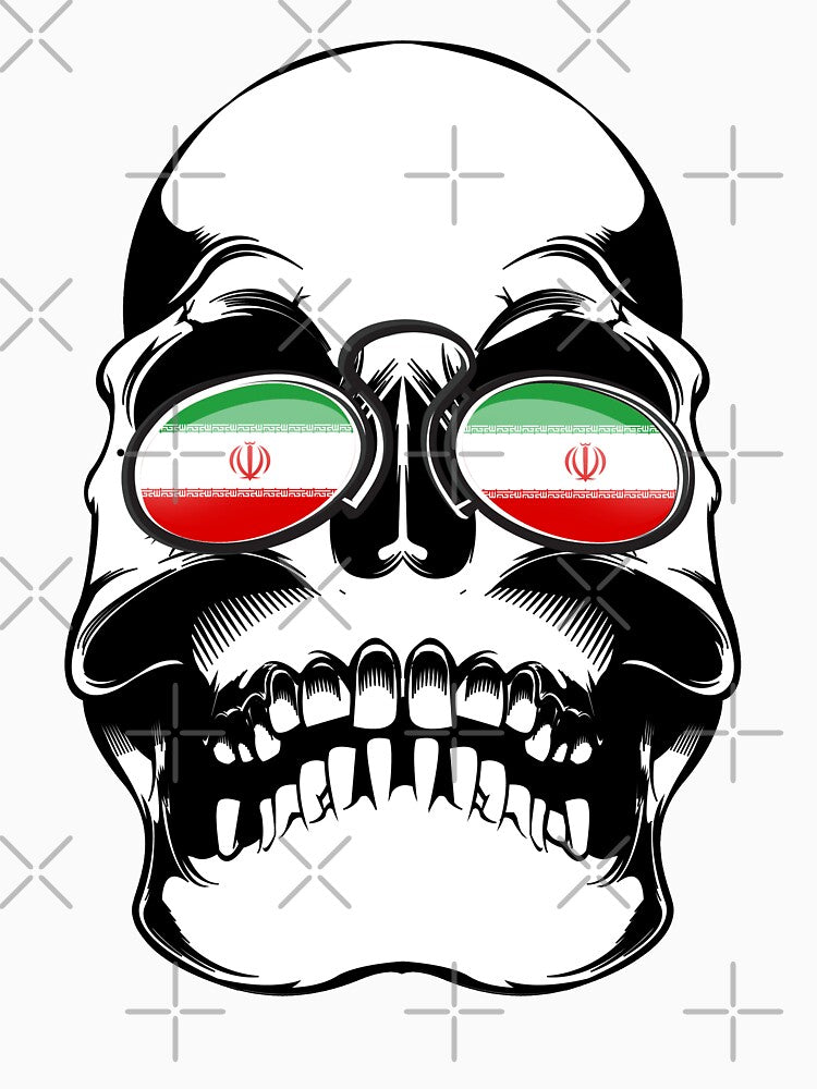 Iran football skull by emphatic