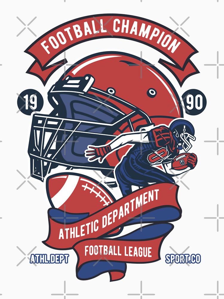 Soccer Champion Athletic Department Retro Soccer T Shirt Design by Sunnyhova
