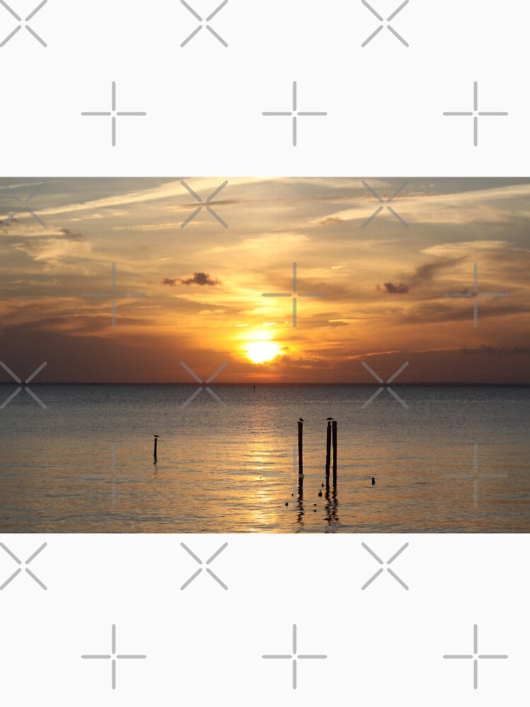Sunset Overlooking Mobile Bay by Photos67