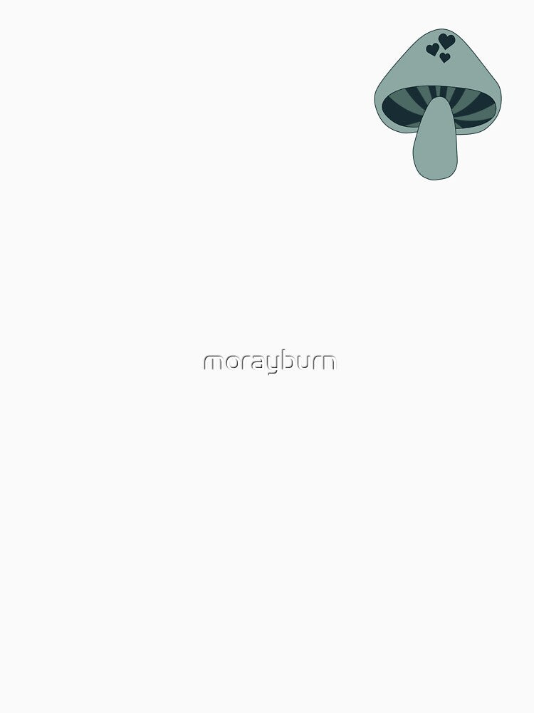Teal Heart Mushroom by morayburn