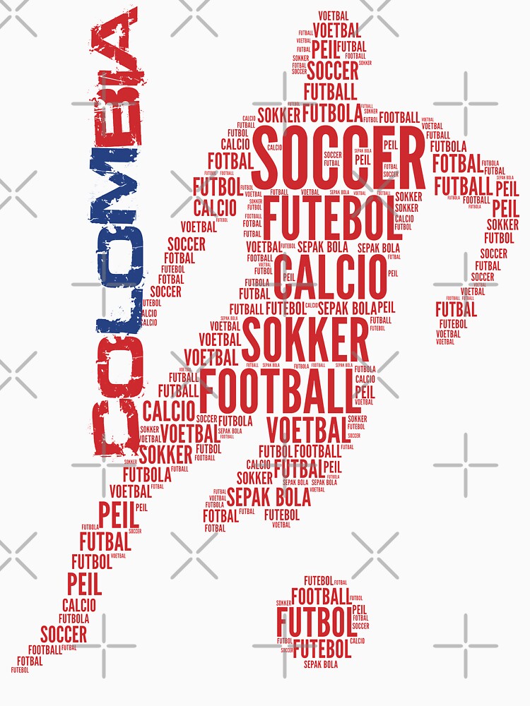 Colombia Football Typography by goodspy