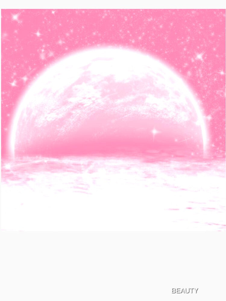 Rising Pink moon Art by BEAUTY ⭐⭐⭐⭐⭐