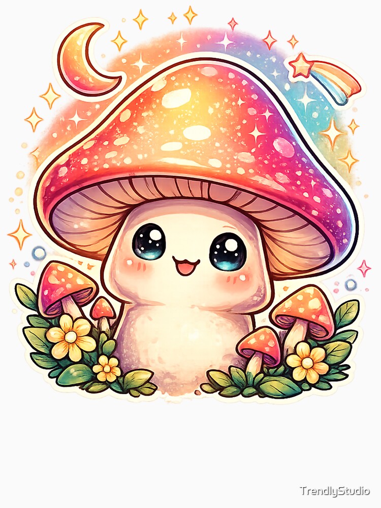 Neon Mushroom by TrendlyStudio