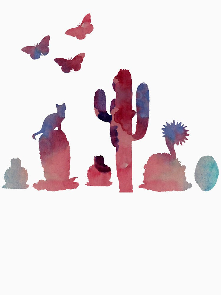Cacti water color art by TheJollyMarten