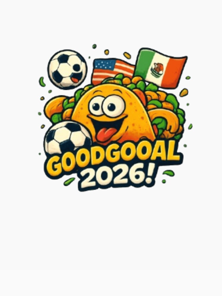 Good Gooal 2026 Taco Soccer Sticker by Pixanova