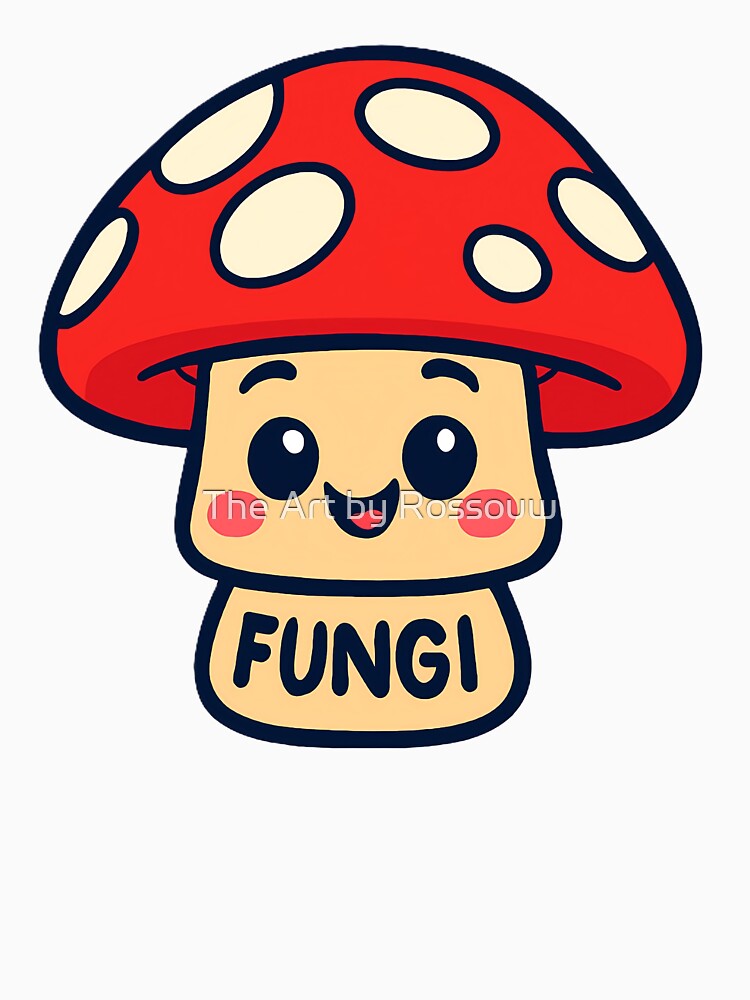 Fungi Cute Mushroom by The Art by Rossouw