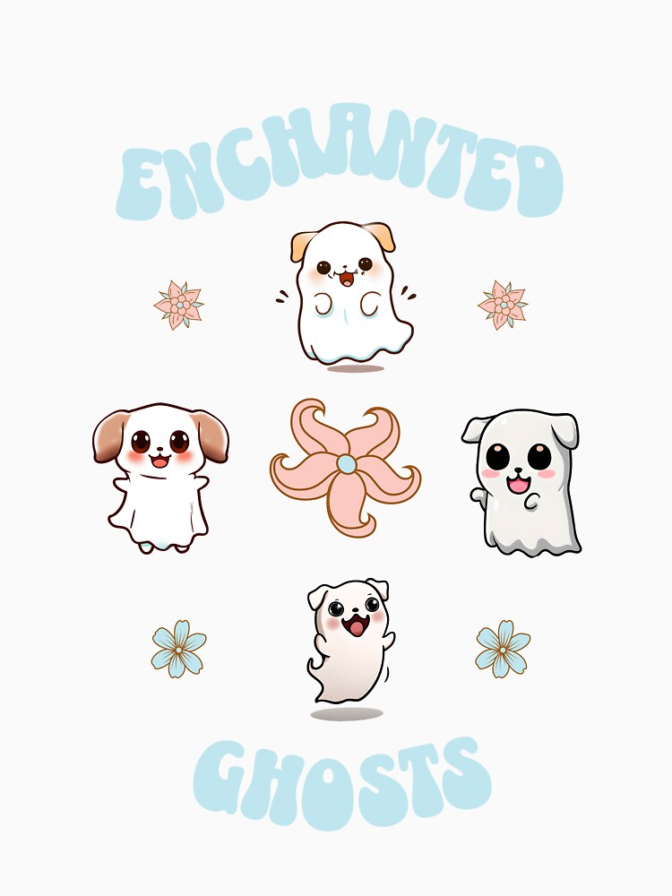 Floral Ghost Dog Shirt - The Best Ghost Dog Shirt Halloween Gift for Dog Lover by Stencil Crafts