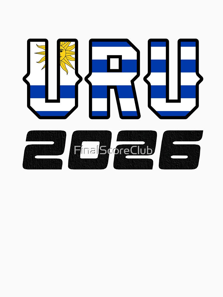 Uruguay URU 2026 Design by FinalScoreClub