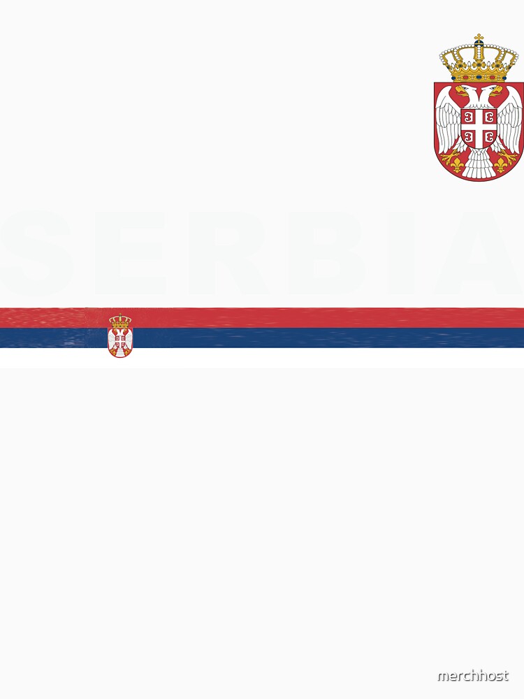 Serbia Soccer or Football Game Jersey Style Design by merchhost
