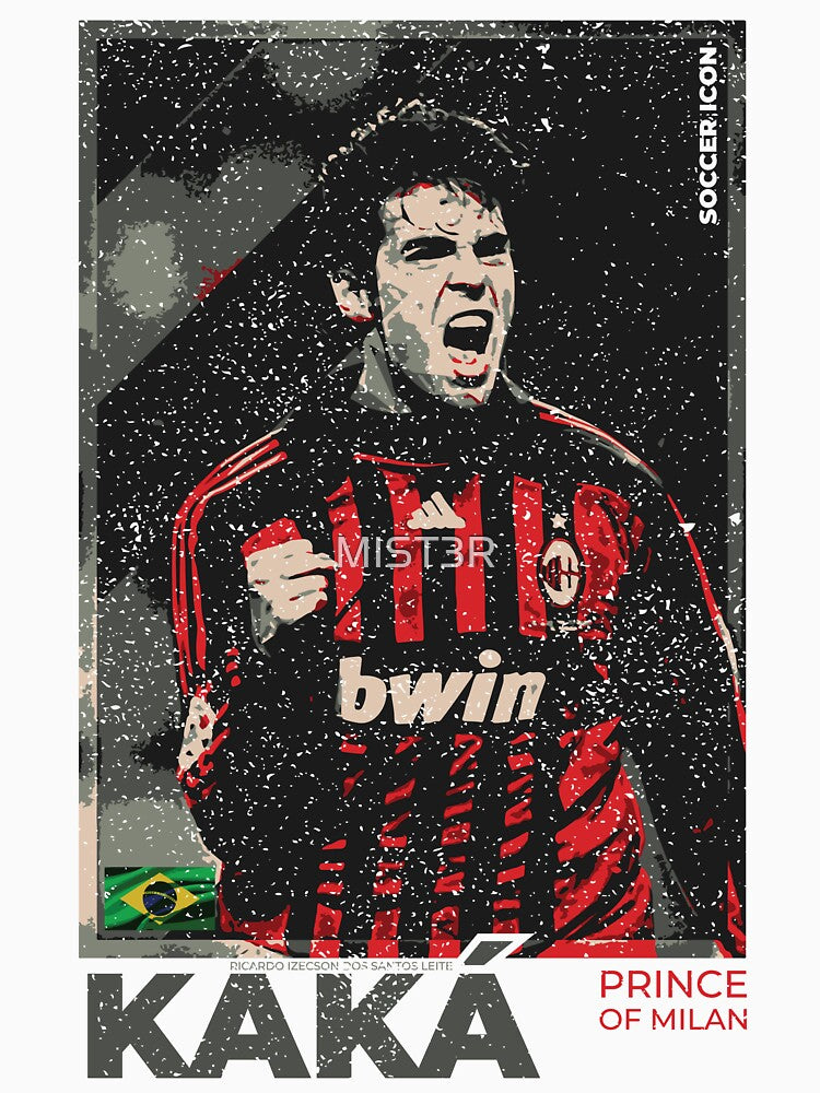 Kaka - Street Art - Soccer Icons by MIST3R