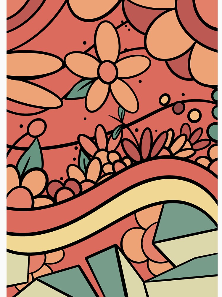 Groovy Flower Garden Pattern by Moon-Petal
