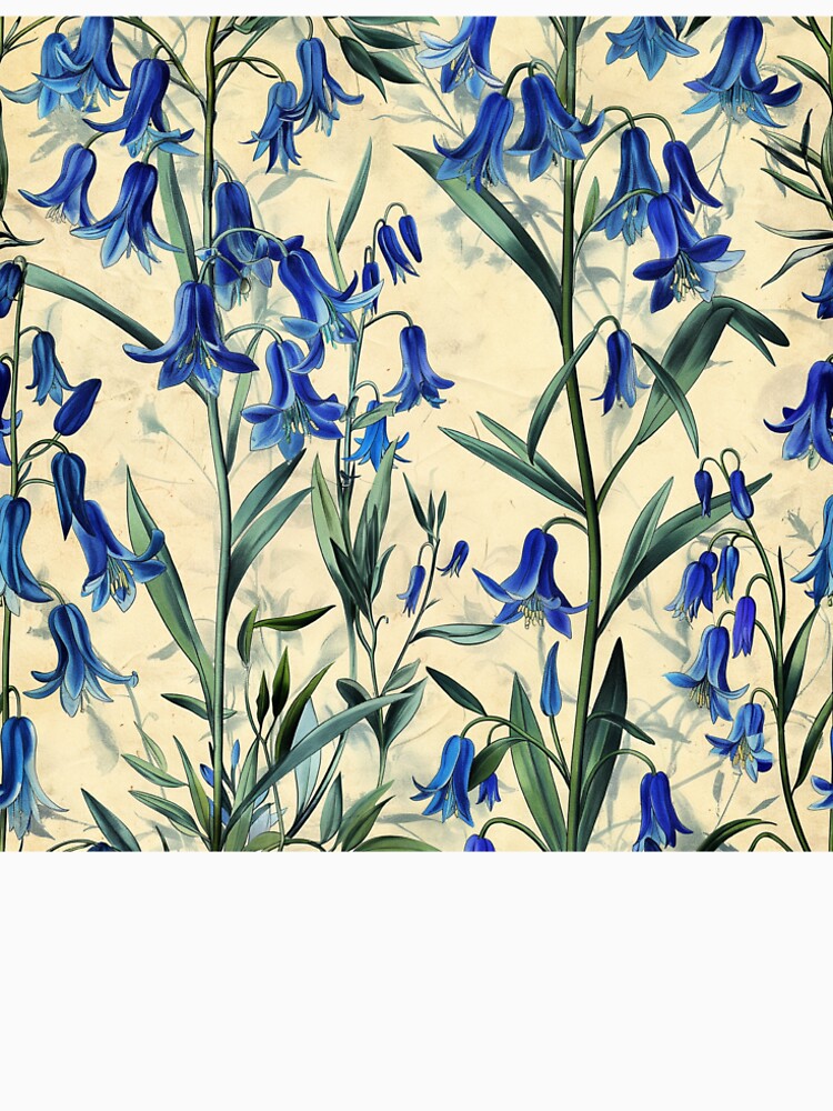 Bluebell Flowers Vintage Cottagecore Style by TheBohemianLark
