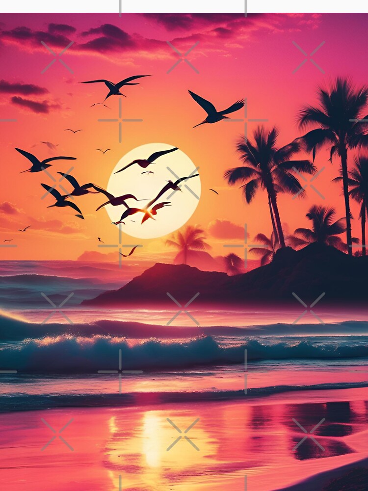 Sunset Serenity: Capture the Magic of the Beach with by Aqmean