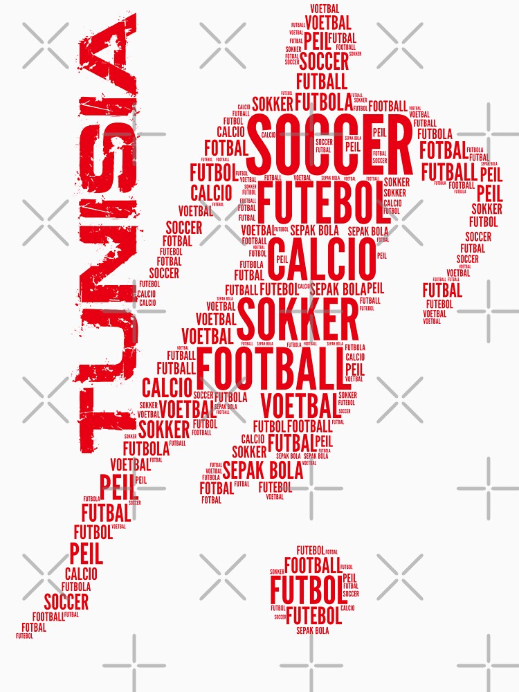 Tunisia Football Typography by goodspy