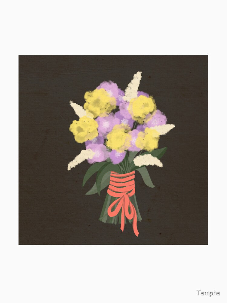 A happy fuzzy bouquet by Tampha