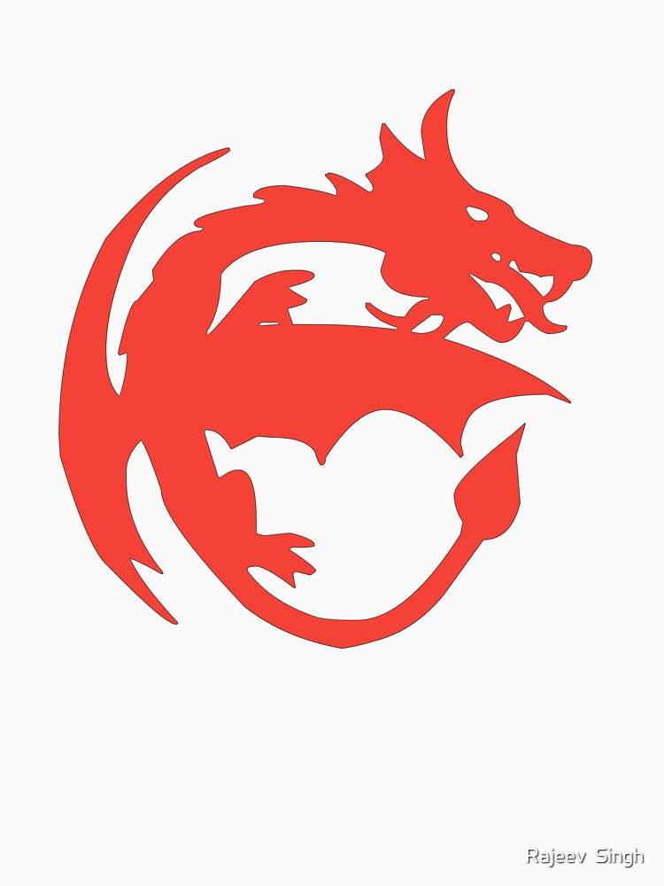 Dragon Initial Monogram E by Rajeev  Singh