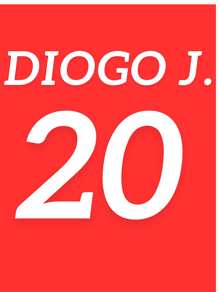 Diogo Jota 20 – Bold Jersey Style Design by IndianShopper