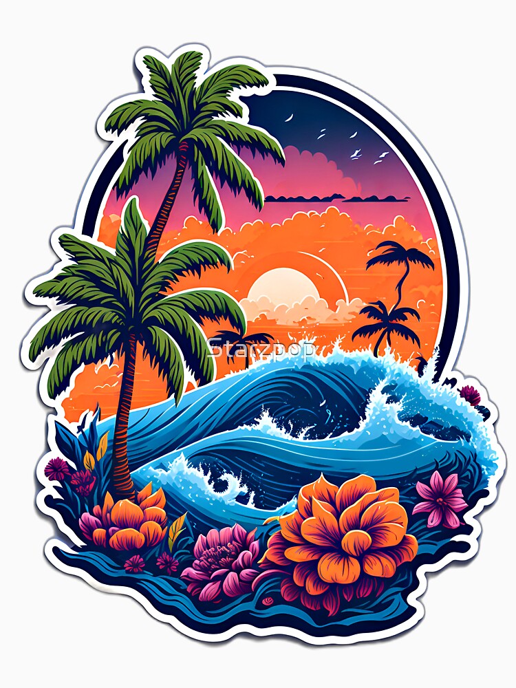 Floral Hawaii Billabong by Starzpop